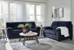Signature Design by Ashley SimpleJoy Contemporary Sofa for Living Room, Blue - Image 10
