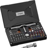 74 in 1 Magnetic Ratchet Screwdriver Set - T Handle Ratchet Screwdriver with S2 Steel Bits, Detachable Design & Storage Case, Precision Repair Tool Kit for Electronics, Furniture, Bicycle, Watch, DIY - Image 2