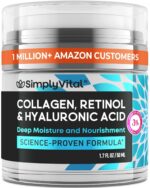 Anti-Aging Face Moisturizer with Retinol, Collagen & Hyaluronic Acid - Moisturizer Face Cream for Women & Men - Visibly Firming & Hydrating Neck Cream - Day & Night Skin Care - 1.7 fl oz - Image 2
