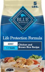 Blue Buffalo Life Protection Formula Chicken & Brown Rice Adult Dry Dog Food, Supports Immunity with Antioxidant-Rich LifeSource Bits, Promotes Healthy Muscle Development, Skin & Coat Health, 5 lbs. - Image 2