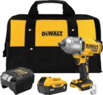 DEWALT 20V MAX Cordless Impact Wrench with Hog Ring Anvil, Brushless High Torque 1/2 Impact Gun, 4-Mode Speed, Includes Battery, Charger and Kit Bag (DCF900P1) - Image 2
