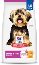 Hill's Science Diet Adult 1-6 Small & Mini Dry Dog Food, Chicken & Brown Rice, 4.5 lb. Bag - Image 2