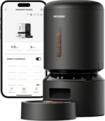 PETLIBRO Automatic Cat Feeder, 5G WiFi Automatic Dog Food Dispenser with Freshness Preservation, 5L Timed Pet Feeder with Low Food Sensor, Up to 10 Meals Per Day, Granary Black - Image 2