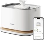 PETLIBRO Upgrade Cat Water Fountain, Cordless Cat Fountain Battery Operated, App Monitoring 3L/101oz Dockstream 2 Pet Water Fountain with Stainless Steel Tray, 5GHz WiFi Dog Water Bowl Dispenser - Image 2