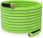 RAINPOINT Garden Hose 100ft - lightweight Heavy Duty Water Hose with Swivel Handle - Flexible, Hybrid Rubber, 5/8", Male to Female - Image 2