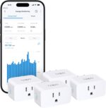 TP-Link Tapo Smart Plug Mini, Matter Compatible, Compatible with Alexa, Google Home & Samsung SmartThings, Energy Monitoring, 15A, UL Certified, 2.4G Wi-Fi Only, Tapo P110M(4-Pack) - Image 2