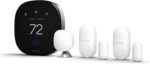 ecobee Comfort and Security Bundle, Smart Thermostat Premium with Siri and Alexa and Built in Air Quality Monitor and Smart Sensor with SmartSensor for Doors and Windows 2-Pack - Image 2