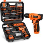 139-Piece Tool Set - Tool Kit with 8V Cordless Drill Driver in ToolBox Storage Case, General Household Drill Set for Home Repairs, Handyman, DIY Projects - Image 2