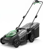 16" Electric Lawn Mower, 40V Cordless Lawn Mower with 2x5.0Ah Batteries & Charger, Brushless Motor, 2-in-1 Mulching & Bagging, 6-Position Height Adjustment, for Small to Medium Yards - Image 2