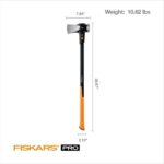 Fiskars 8 lb. Splitting Maul - 36" Shock-Absorbing, Comfort Grip Handle - Rust Resistant Forged Steel Blade - Wood Splitter Maul for Hardwood - Split Wood for Campfires - Bushcraft Gear - Image 7