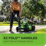 Greenworks 80V 21" Self-Propelled Cordless Lawn Mower – Brushless Motor, LED Lights, 4.0Ah Battery & Rapid Charger (75+ Compatible Tools) - Image 9