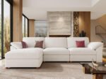 EASE MOOSE Sectional Modular Sofa, Oversized L Shape Sectional Couch Wide Deep seat Sectional Sofa,FSC Certified Comfortable Chenille White Modular Sofa - Image 5