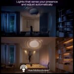 Philips Hue Starter Kit: Bridge Pro & 4 Retrofit Recessed Downlights 5/6-inch, White & Color Ambiance, Dimmable, Smart Light Hub,Works with Voice - Image 8