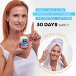 Retinol Cream for Face with Hyaluronic Acid, Day-Night Anti-Aging Moisturizer for Women, Men, Collagen Cream for Face Reduces Wrinkles, Dryness, 1.85 Oz - Image 5