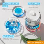 Retinol Cream for Face with Hyaluronic Acid, Day-Night Anti-Aging Moisturizer for Women, Men, Collagen Cream for Face Reduces Wrinkles, Dryness, 1.85 Oz - Image 7