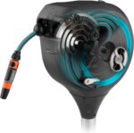GARDENA Automatic Retractable Garden Hose Reel - 50 Feet - 360 Degree Swivel Outdoor Hose Reel with Metal Spike Base - Auto Retract - UV Resistant Housing - Easy Install No Tools Required - 18604 - Image 3