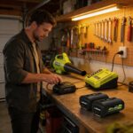 BatPower 2-Pack 6.5Ah 40V Replacement Battery and Charger Starter Kit Compatible with Ryobi 40V Tools, 2 High Capacity Lithium-Ion Batteries and 1 Charger OP4050A OP401 (3-Piece Set) - Image 3