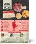 ACANA Wholesome Grains Dry Dog Food Red Meat & Grains Beef Pork & Lamb Recipe 4lb Bag - Image 3