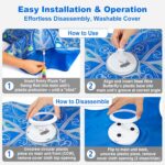 Interactive Cat Toys for Indoor Cats,[Newly Upgraded] Rechargeable Touch Activated Hide and Seek Kitten Toys for Bored Indoor Adult Cats with Fluttering (Blue) - Image 7