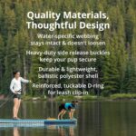 Ruffwear, Float Coat Dog Life Jacket, Premium Buoyancy Swim Vest with Lift Handle, Secure Fit & Reflective Trim, Adjustable Flotation for Swimming, Boating, & Outdoor Adventures, Wave Orange, Small - Image 4