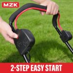 MZK 40V 16" Electric Lawn Mower, 2-in-1 Brushless Cordless Lawn Mower, Walk-Behind Push Mowers with 5-Position Height Adjustment, 2 x 4.0Ah Batteries & Charger Included, LM16B011 - Image 10
