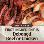 Merrick Lil’ Plates Grain Free Dinner Duos Soft Natural Wet Small Dog Food Variety Pack, Beef and Chicken - (Pack of 12) 3.5 lb. Tubs - Image 5