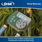 Orbit Programmable Digital Hose Watering Timer - 2 Outlet - Battery Powered - with LCD Screen - Built-in Rain Delay - Water-Resistant - 58910 - Image 5