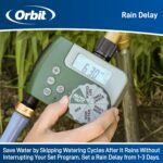 Orbit Programmable Digital Hose Watering Timer - 2 Outlet - Battery Powered - with LCD Screen - Built-in Rain Delay - Water-Resistant - 58910 - Image 7