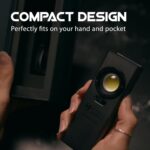 Rechargeable Work Light 1200 Lumen Flat Flashlight - Tactical EDC Flashlight with Magnet and Pocket Belt Clip for Car, Work, Hunting, Outdoors - Image 7