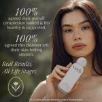Verli Gentle Daily Cleanser | Hydrating Botanical Face Wash for Sensitive & Dry Skin | Non-Stripping Purifying Skincare for Daily Use | Clean Beauty, 3.38 fl oz - Image 3