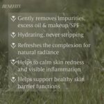 Verli Gentle Daily Cleanser | Hydrating Botanical Face Wash for Sensitive & Dry Skin | Non-Stripping Purifying Skincare for Daily Use | Clean Beauty, 3.38 fl oz - Image 6