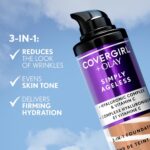 COVERGIRL & Olay Simply Ageless 3-in-1 Liquid Foundation, Matte Finish, Hyaluronic & Vitamin C Formula, 220 Creamy Natural, 1 Count - Image 6