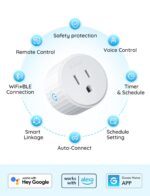 Govee Smart Plug, WiFi Plugs Work with Alexa & Google Assistant, Smart Outlet with Timer & Group Controller, WiFi Outlet for Home, No Hub Required, ETL & FCC Certified, 2.4G WiFi Only, 4 Pack - Image 8