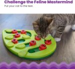 Catstages Nina Ottosson Buggin’ Out Puzzle & Play Cat Puzzle Feeder – Interactive Treat Game for Indoor Cats, Level 2 Slow Feeder Enrichment Toy, 13.9" x 11.5" - Image 3