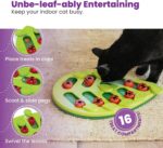 Catstages Nina Ottosson Buggin’ Out Puzzle & Play Cat Puzzle Feeder – Interactive Treat Game for Indoor Cats, Level 2 Slow Feeder Enrichment Toy, 13.9" x 11.5" - Image 4