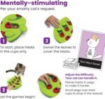 Catstages Nina Ottosson Buggin’ Out Puzzle & Play Cat Puzzle Feeder – Interactive Treat Game for Indoor Cats, Level 2 Slow Feeder Enrichment Toy, 13.9" x 11.5" - Image 6