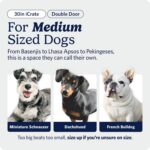 MidWest Homes for Pets 30-Inch iCrate for Medium Breeds, 21-40 lbs, Double Door Folding Dog Crate with Divider Panel, Leak-Proof Tray & Secure Latches, Portable, Durable & Easy to Assemble - Image 3