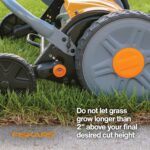 Fiskars Push Mower - 17" Cut Width Manual Reel Mower with No Motor - Grass Cutter with Steel Blades that Stay Sharp - Eco-Friendly Cordless Grass Trimmer for Lawn Care - Image 7