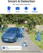 REOLINK Argus 4 Pro 4K Solar Camera Outdoor Wireless, 180° Dual-Lens 8MP Camera for Home Security, ColorX Night Vision, Smart People/Vehicle/Animal Detection, No Subscription, Local Storage - Image 7