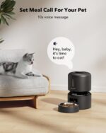PETLIBRO Automatic Cat Feeder – 3L Programmable Pet Food Dispenser with Airtight Storage, Timed Portion Control, Voice Meal Call & Dual Power Supply, Clog-Free Healthy Feeding for Cats & Small Dogs - Image 4