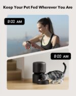 PETLIBRO Automatic Cat Feeder – 3L Programmable Pet Food Dispenser with Airtight Storage, Timed Portion Control, Voice Meal Call & Dual Power Supply, Clog-Free Healthy Feeding for Cats & Small Dogs - Image 6