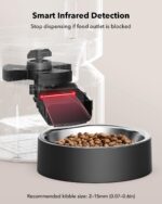 PETLIBRO Automatic Cat Feeder – 3L Programmable Pet Food Dispenser with Airtight Storage, Timed Portion Control, Voice Meal Call & Dual Power Supply, Clog-Free Healthy Feeding for Cats & Small Dogs - Image 7