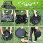 Tailtastic Outdoor Cat Tent with Removable Interactive Fabric,Outdoor Cat Enclosures for Indoor Cats, Portable Pet Playpen Ideal for Hiking, Traveling, and Sunbathing-Black - Image 7