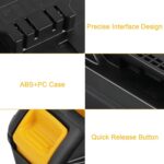 MIL18DL Battery Adapter Converter Compatible with Milwaukee 18V Lithium Batteries Convert to Dewalt's 20V Lithium Batteries, Fits Dewalt 20V Cordless Tools(Not Made in Milwaukee or Dewalt) - Image 6