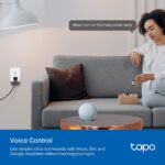 TP-Link Tapo Smart Plug Mini, Matter Compatible, Compatible with Alexa, Google Home & Samsung SmartThings, Energy Monitoring, 15A, UL Certified, 2.4G Wi-Fi Only, Tapo P110M(2-Pack) - Image 9