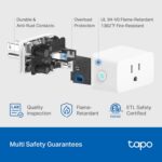 TP-Link Tapo Smart Plug Mini, Matter Compatible, Compatible with Alexa, Google Home & Samsung SmartThings, Energy Monitoring, 15A, UL Certified, 2.4G Wi-Fi Only, Tapo P110M(2-Pack) - Image 11
