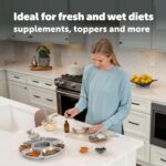 PetSafe FreshFeed Refrigerated Pet Feeder Automatic Wet Food Feeder for Cats & Small Dogs App Control 6 Fresh Meals Stainless Steel Inserts Black - Image 5