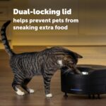 PetSafe FreshFeed Refrigerated Pet Feeder Automatic Wet Food Feeder for Cats & Small Dogs App Control 6 Fresh Meals Stainless Steel Inserts Black - Image 8