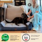 Bedsure SupportMax™ XL Orthopedic Dog Beds Large Sized Dog - Extra Thick Supportive Dogs Couch with Waterproof Washable Cover, Extra Large Comfort Pet Sofa with Soft Sherpa & Nonskid Bottom, Grey, 42" - Image 3