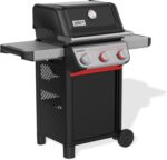 Weber Spirit E-325 Liquid Propane Gas Grill for Outdoor Cooking and BBQ, 3 Burners and 2 Boost Burners, Black – Porcelain-Enameled Cast-Iron Grates, Sear Zone - Image 3